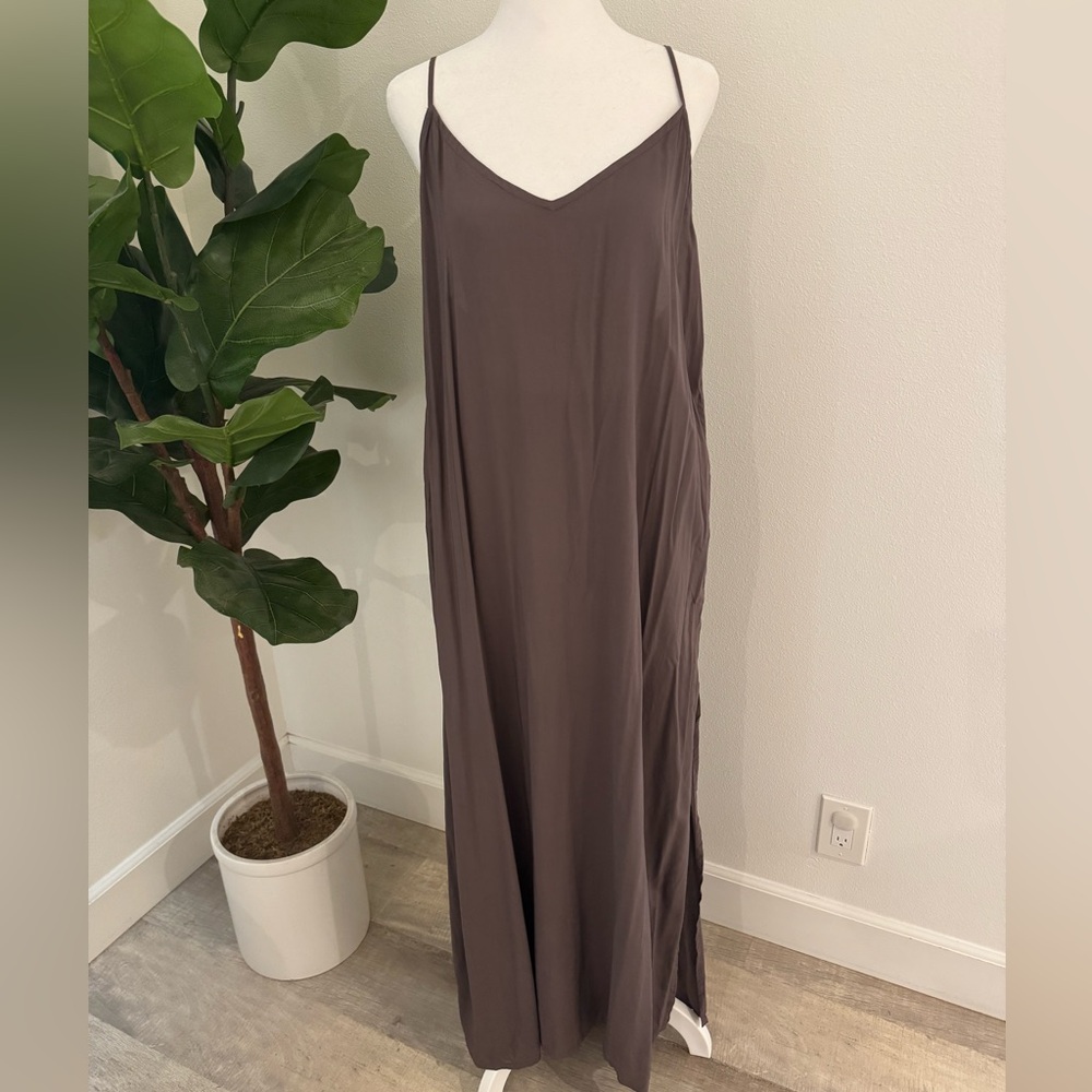 MAI Aria Maxi Slip Dress in Cedar size XL
